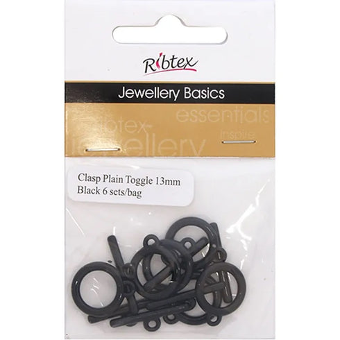 Metal Alloy Plain Toggle Clasp (available in 2 colours)